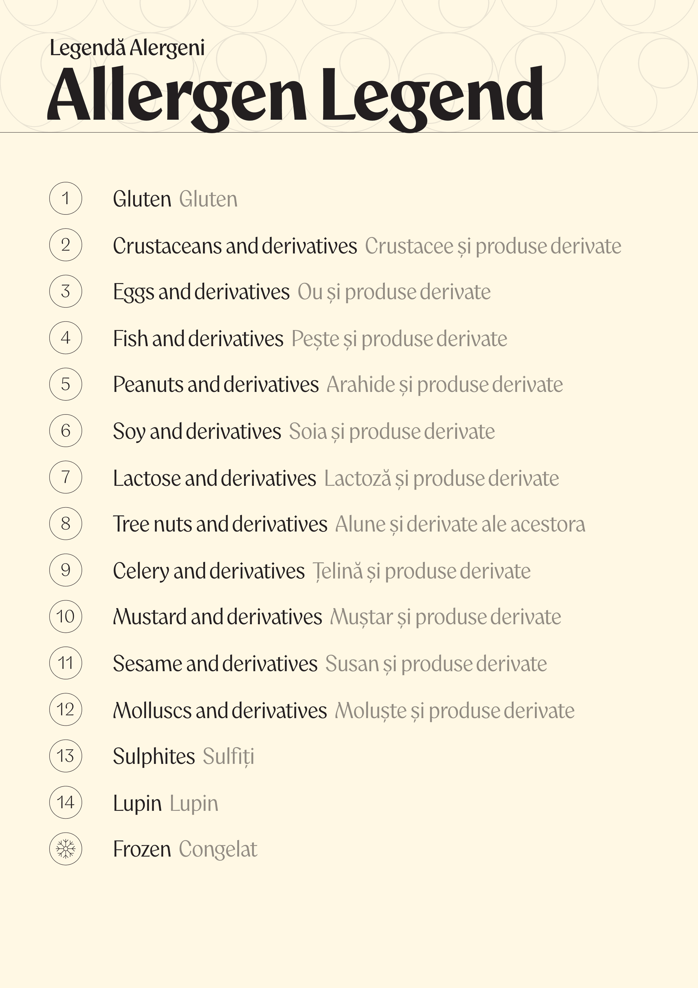 Menu page 19