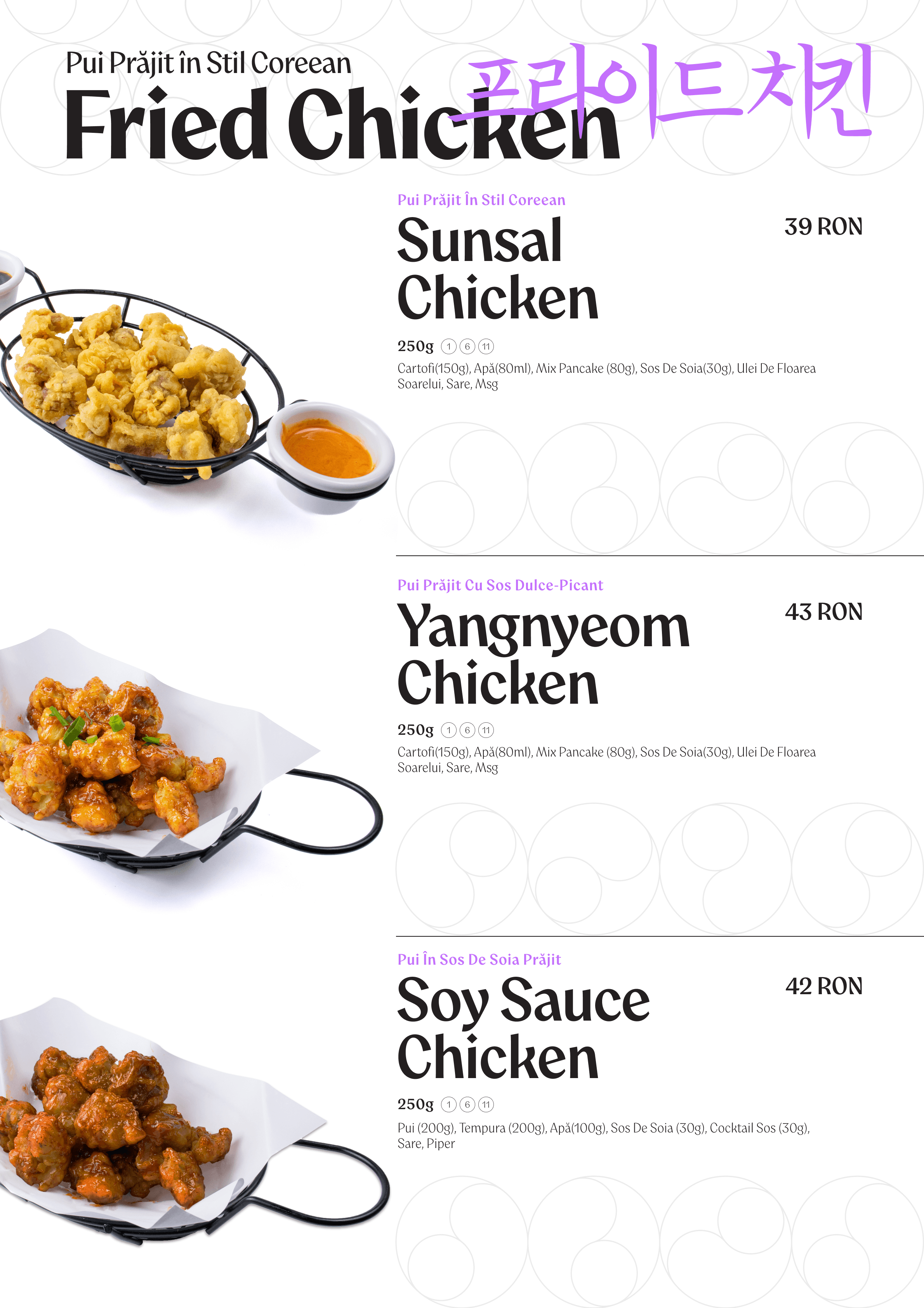 Menu page 8